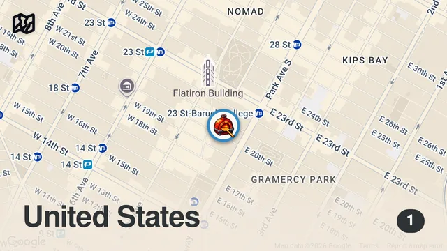 Map of Dave Portnoy Discovers "Thinny Thin" Pizza