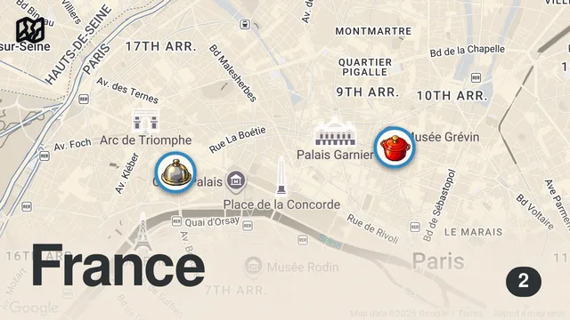 Map of I Ate at Paris's Most Expensive Restaurant