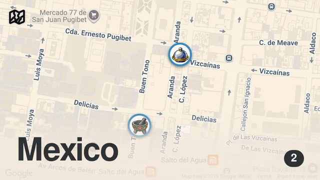 Map of Mexican Street Food - The Most INSANE Tacos You’ve Never Heard Of!!