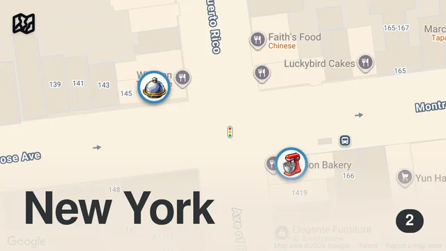 Map of THE ALT-PASTA REVOLUTION... NEW YORK EDITION | FTD