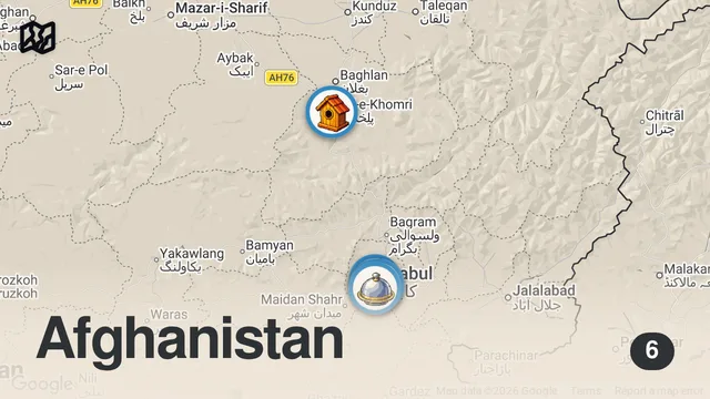 Map of Afghan Food Tour: The Best Eats in Kabul You Must Try