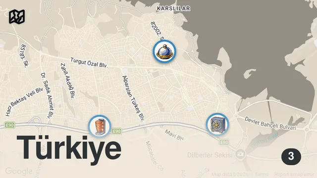 Map of ADANA’DA 3 SAATTE 2500 TL SERİSİ!!!