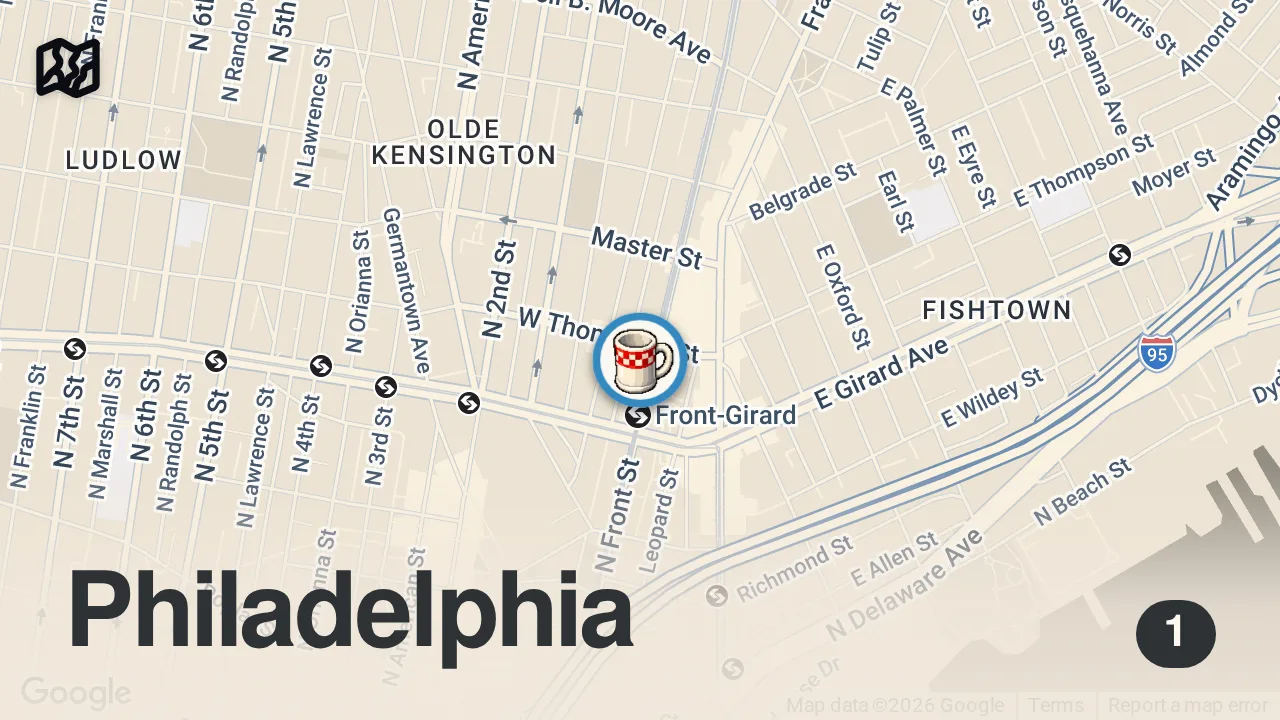 Map of 1 spot from A Better McGriddle?!