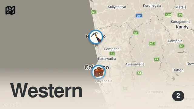 Map of $1,000 Donation To Mother With Special Needs Kid In Sri Lanka 🇱🇰