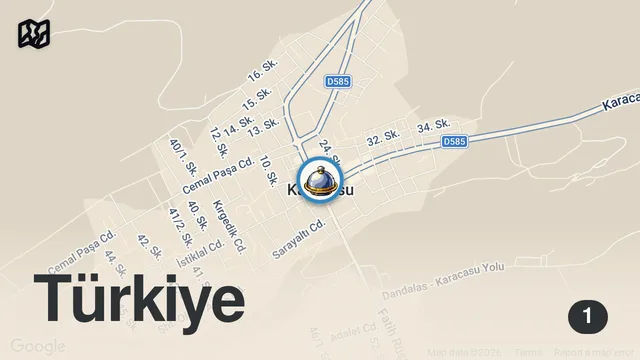 Map of BU KADAR TAHİNİ ANNEN EVDE DÖKMEZ | ŞİRİN PİDE KARACASU