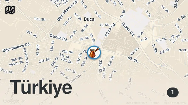 Map of 4 SAATTE HEPSİ BİTİYOR | BUCA KAZIM KOKOREÇ İZMİR