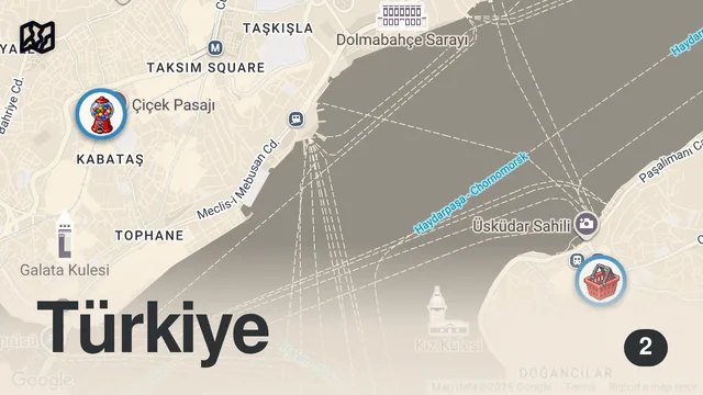 Map of İstanbul’un 100 yıllık şekerlemecisinde, üç kuşaktır aynı özenle yaşatılan eski tatlar.