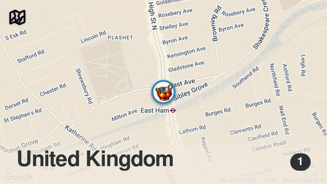 Map of MALABAR HUT IN EAST HAM #food #kerala #southindianfood #halal #london