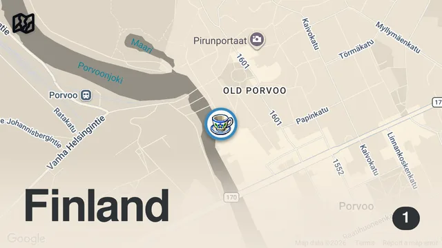 Map of WINTER EXPLORATION IN PORVOO, FINLAND