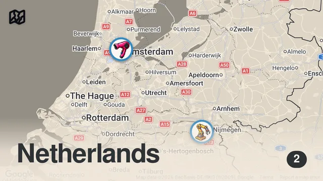Map of TOP 5 Must Try DUTCH FOOD in the Netherlands! (First Time Guide)