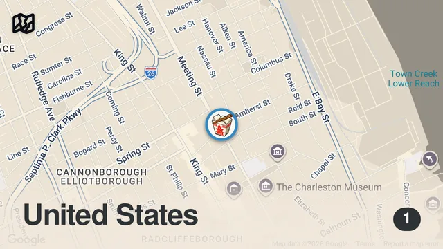 Map of Eating at SKETCHY Restaurants For 24 Hours... (South Carolina)