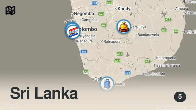 Map of Sri Lanka's Top Secret Travel Destination | MUST SEE