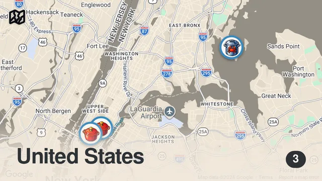 Map of How Yama Seafood Sells 8,000 Pounds of Tuna to NYC's Michelin-Starred Restaurants  — Vendors