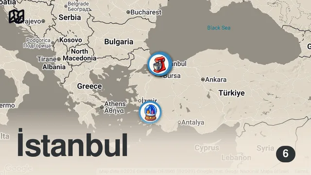 Map of İSTANBUL’UN EN İYİ LAHMACUNLARI! 🤩