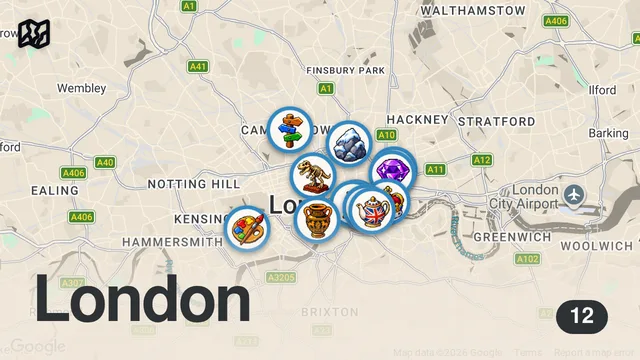 Map of LONDON TRAVEL GUIDE
