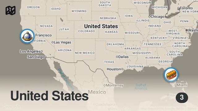 Map of Eating at Gas Stations For 24 Hours... (this can't be real)