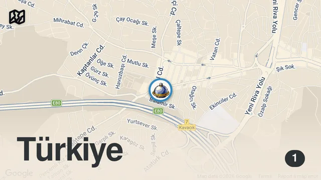 Map of 1 PORSİYON 90 LİRA! | KÖFTECİ İRFAN KAVACIK
