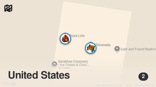 Map of Eating at Nashville's Shipping Container Food Park