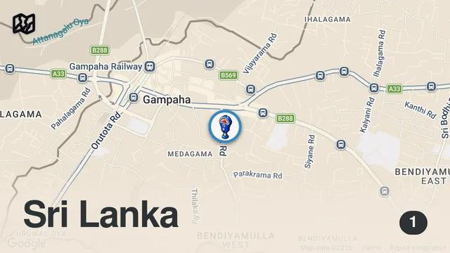 Map of Spending My New Year With Sri Lankan Kids With Special Needs To Wish Them Happy New Year 2025 ❤️🇱🇰