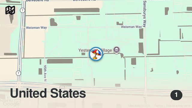 Map of Eating At South Florida Fair ($100 Challenge)