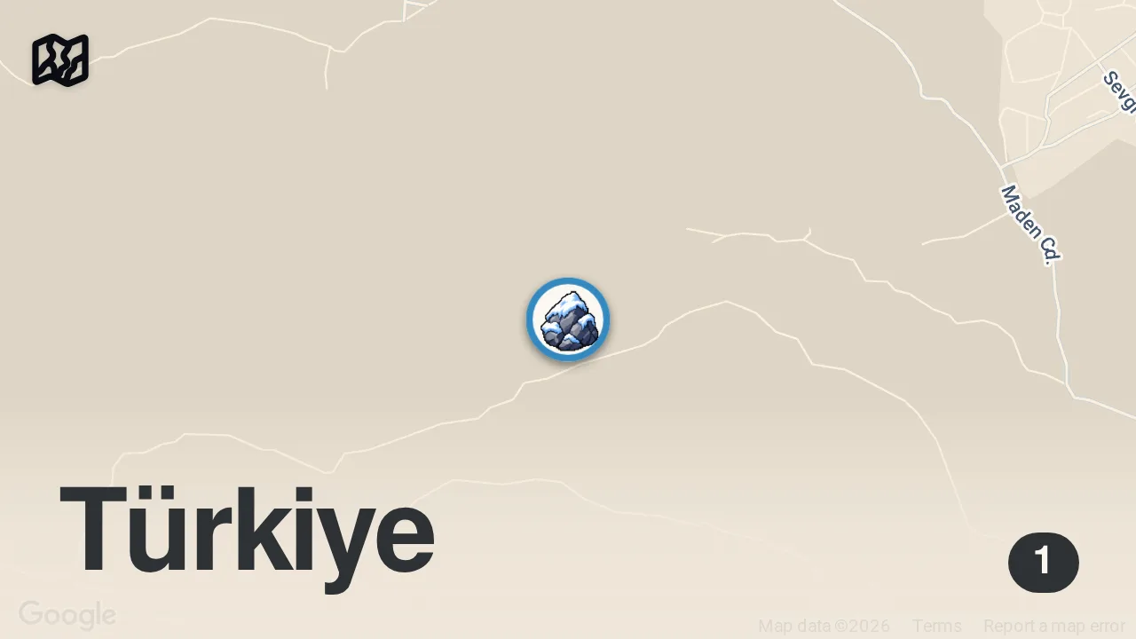 Map of 1 spot from AYVALIK VE CUNDA SOKAK LEZZETLERİ