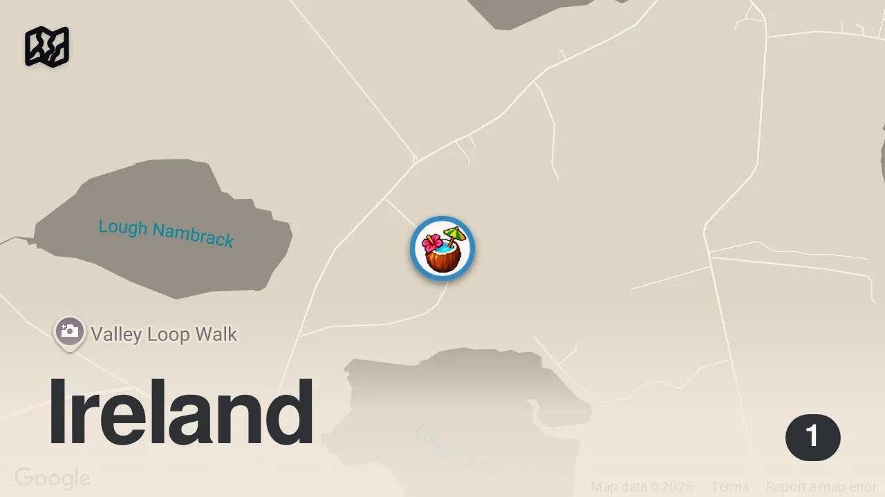 Map of 1 spot from Female Spirit Haunts Hostel Room | Haunted Ireland | Travel Channel