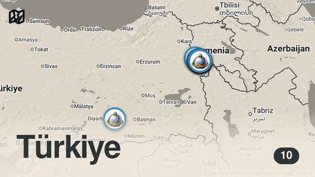 Map of IĞDIR’DA 1 GÜNDE NE YENİR!!! 1 GÜNDE DÜNYALARI YEDİM!!!