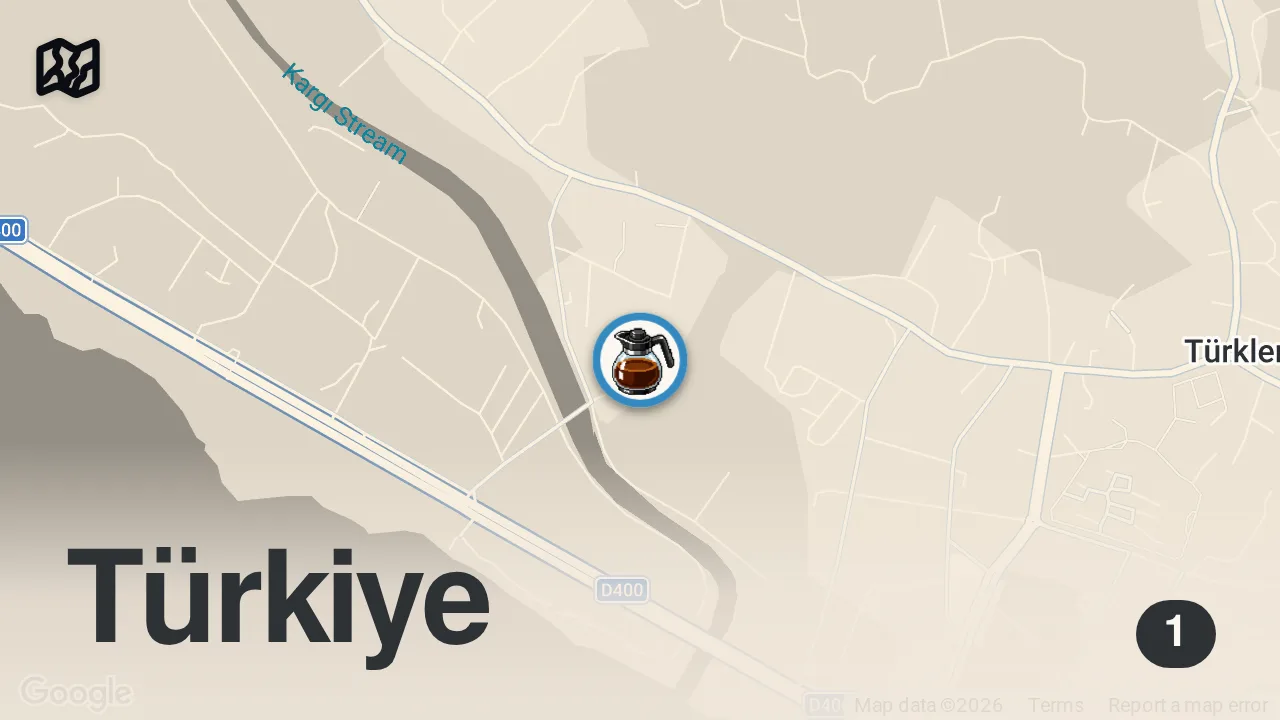 Map of 1 spot from BEN KİMİM? 😊 #shorts #ayhanmortepe #yemek