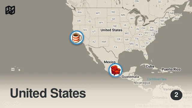 Map of BEST TRAVEL GIFTS FOR 2016 HOLIDAYS