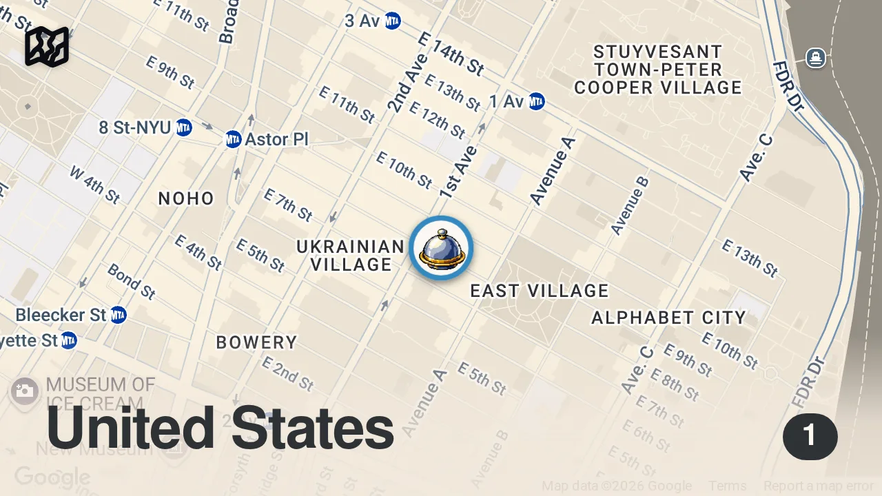 Map of 1 spot from "Chinese food on an American barbecue with Korean charcoal" #shorts #food