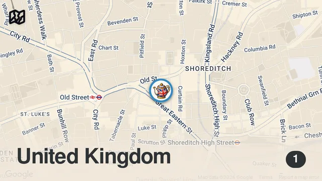 Map of I Tried London’s Best Sunday Roast (Giant Meat Mountain!!)
