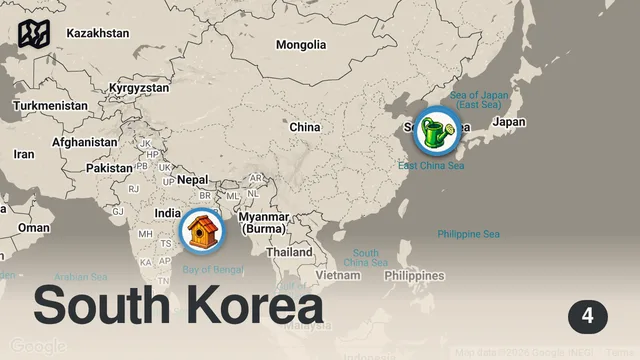 Map of Extreme Korean Food!! LAVA CHICKEN Cooked with a Blowtorch!!