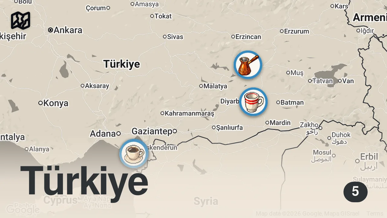 Map of 5 spots from 3 SAATTE 6000 TL SERİSİ!!!