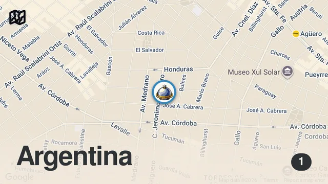 Map of Dünyanın en iyi steak restoranlarından; Fogón Asado ⭐🇦🇷 #ayaküstülezzetler #short #shorts