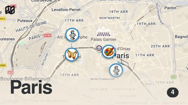 Map of The 18 Best Things to Do in Paris (By a Travel Expert) 🇫🇷