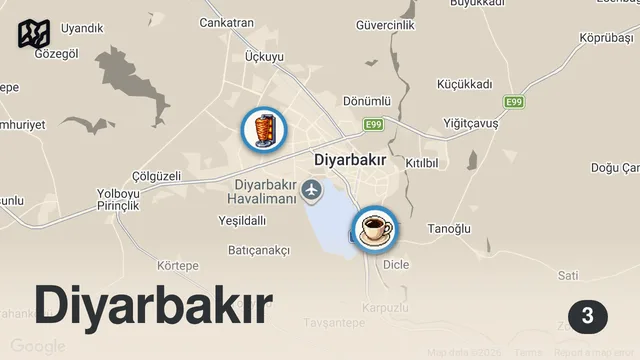 Map of İLK DEFA GİTTİĞİM ÜÇ MEKAN! 😊