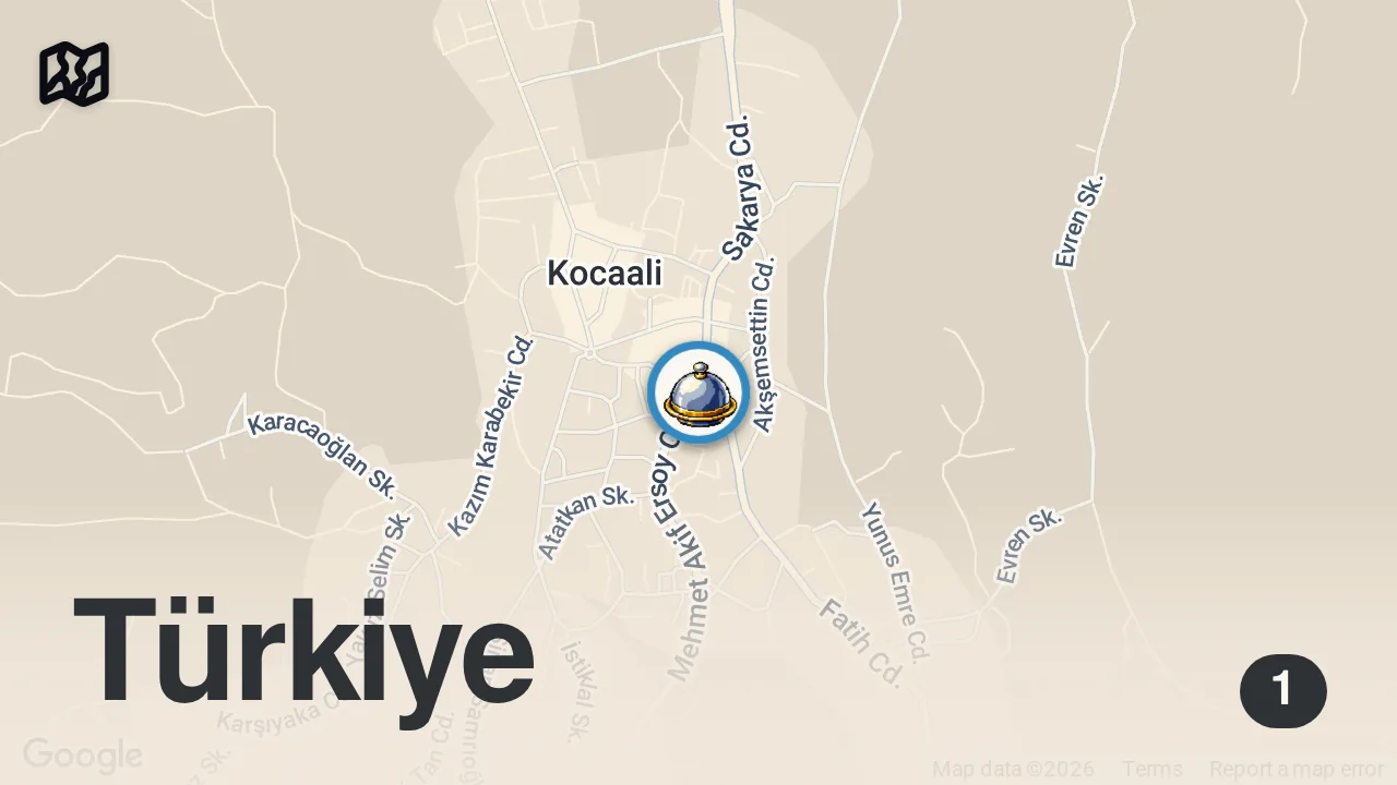 Map of 1 spot from ANADOLU ESNAF LOKANTASI 😊 #shorts #esnaflokantası #yemek