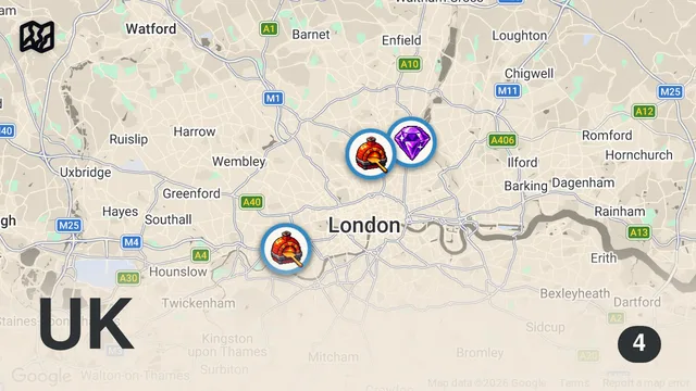 Map of TRYING THE MOST HYPED PIZZA IN LONDON