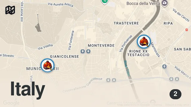 Map of Best pizza places in Rome - we asked the locals