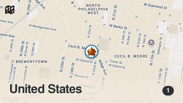 Map of Best Halal Chinese Take-out in North Philly Trenches? Owner shares his Amazing story...