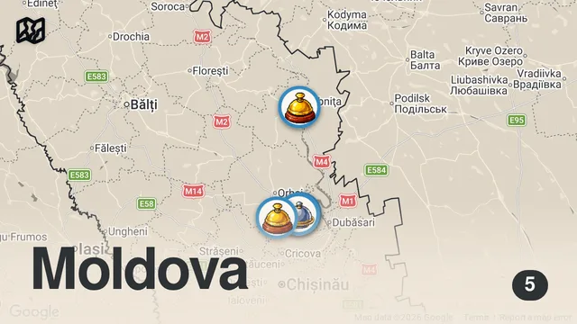 Map of Another Side Of The POOREST Country In Europe - Old Orhei, Moldova 🇲🇩 (breathtaking)