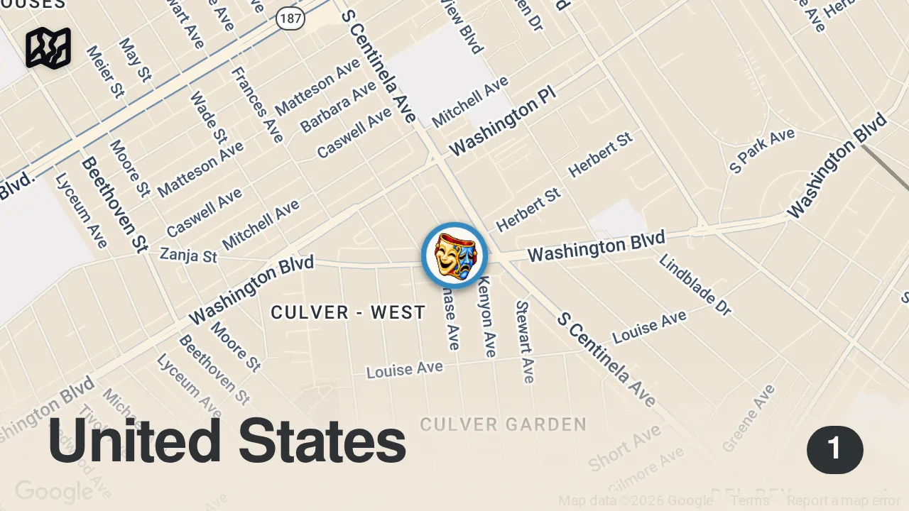 Map of 1 spot from Learning Capoeira with a Brazilian Model!