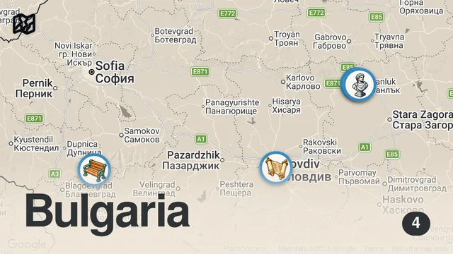 Map of Inside The Oldest City In Europe (not Rome Or Athens) 🇧🇬