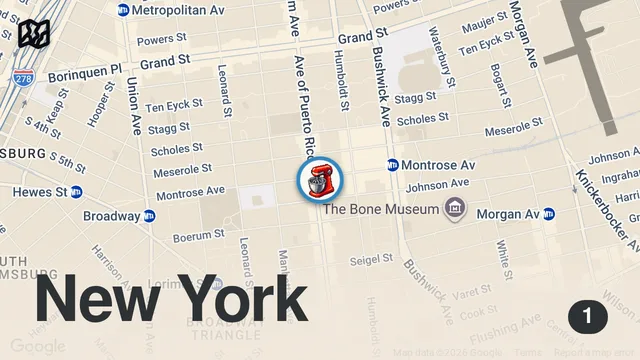 Map of EATING MOCHI DONUTS & SCALLION PANCAKES WITH WIN SON | THE IN STUDIO SHOW