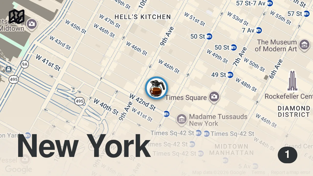 Map of 1 spot from Visiting restaurants that DM'd me without telling them 👀