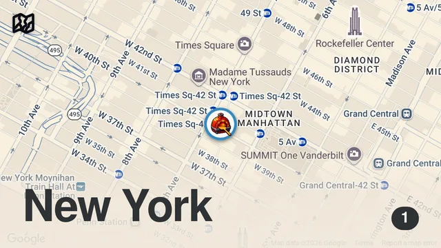 Map of INSIDE NYC’S BEST PIZZERIA WITH ACTION BRONSON
