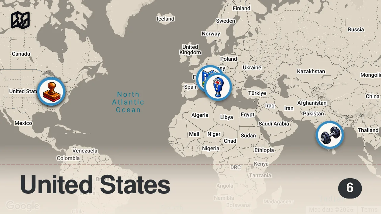 Map of 6 spots from Martin Fitzwater Guest Posing Draws Criticism + Flex Pro Italy Lineup + Jordan can WIN this weekend
