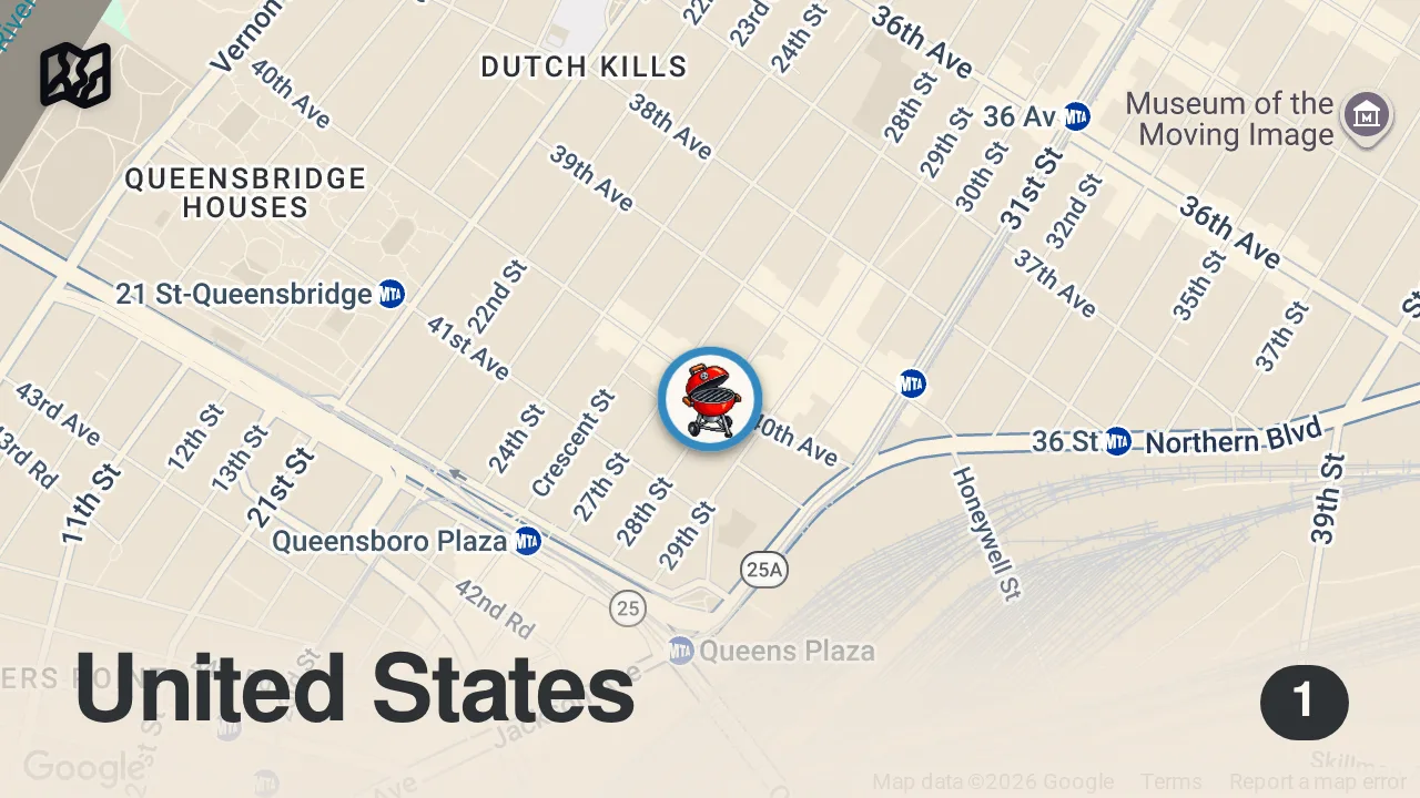 Map of 1 spot from Only eating like TRAVIS KELCE FOR 24 HOURS #shorts