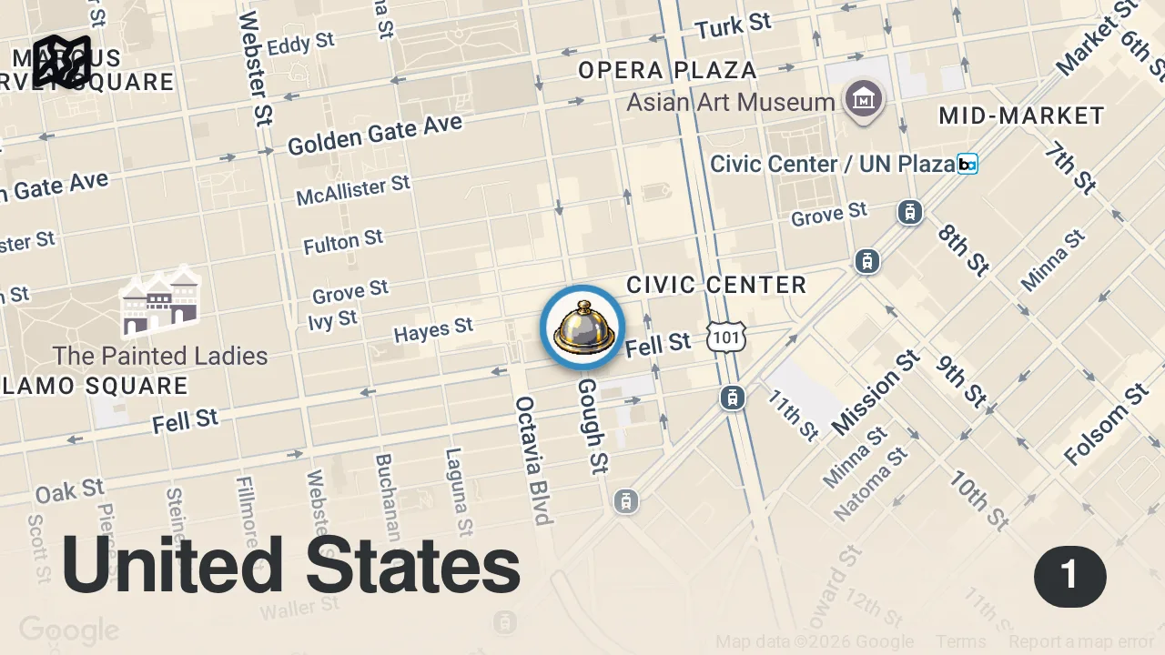 Map of 1 spot from The Process Behind Ceramic Plates at Some of the Best Fine Dining Restaurants — Handmade