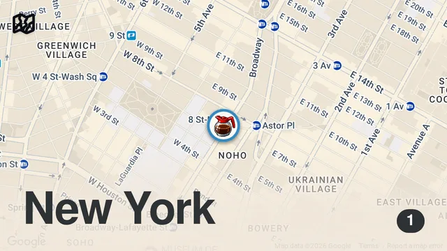 Map of Do You Remember These NYC Restaurants and Bars from the 2000s?